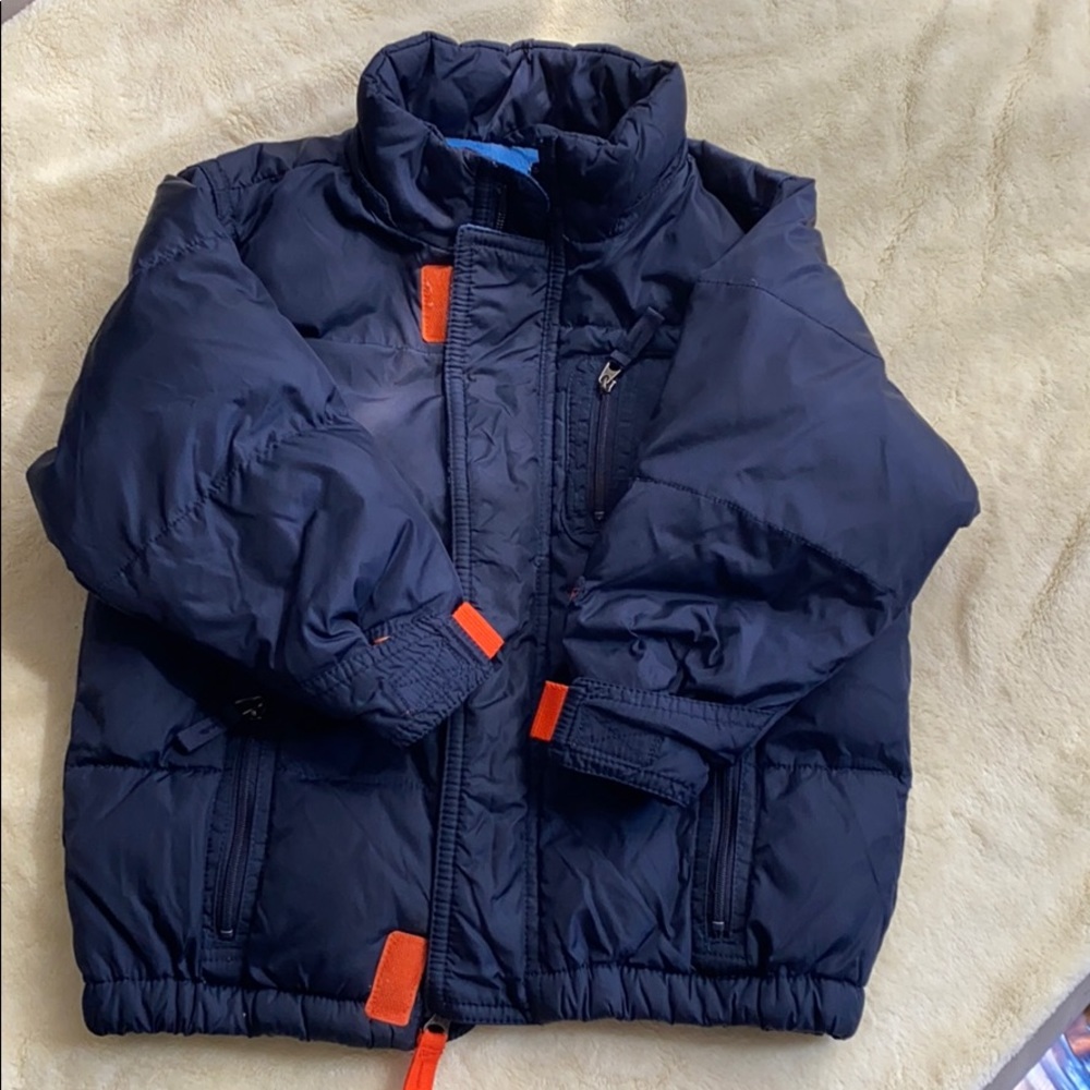 Baby Gap Blue Bubble Coat.